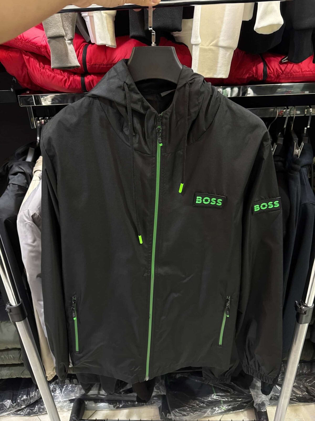 62D8F803-E962-4160-8C1D-E2DE02EA9768 Boss - Jacket - Black - Αντιανεμικό • Αδιάβροχο - Image 1
