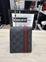 Gucci - Grey/Black - Strips - Leather