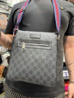 Gucci - Τσαντάκι - Grey/Black - Monogram - Image 2
