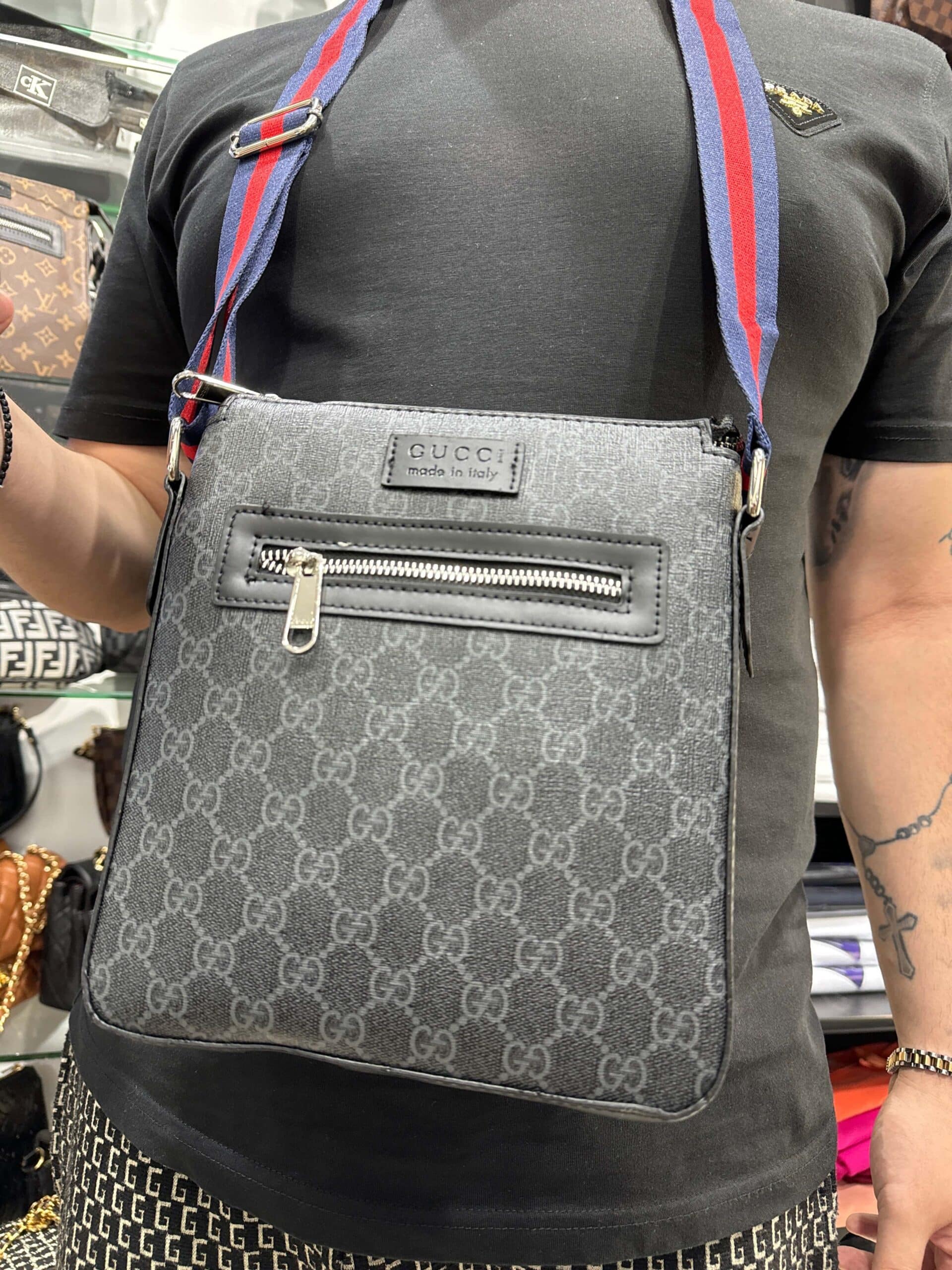 B09B01F1-714D-4D5E-A4CA-17EE763AA375 Gucci - Τσαντάκι - Monogram Black - Image 1