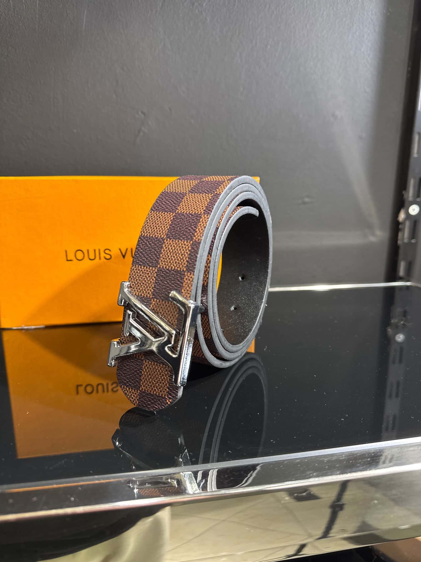 LV - Damier - Damier/Silver - Belt - PresidentGreece.Shop