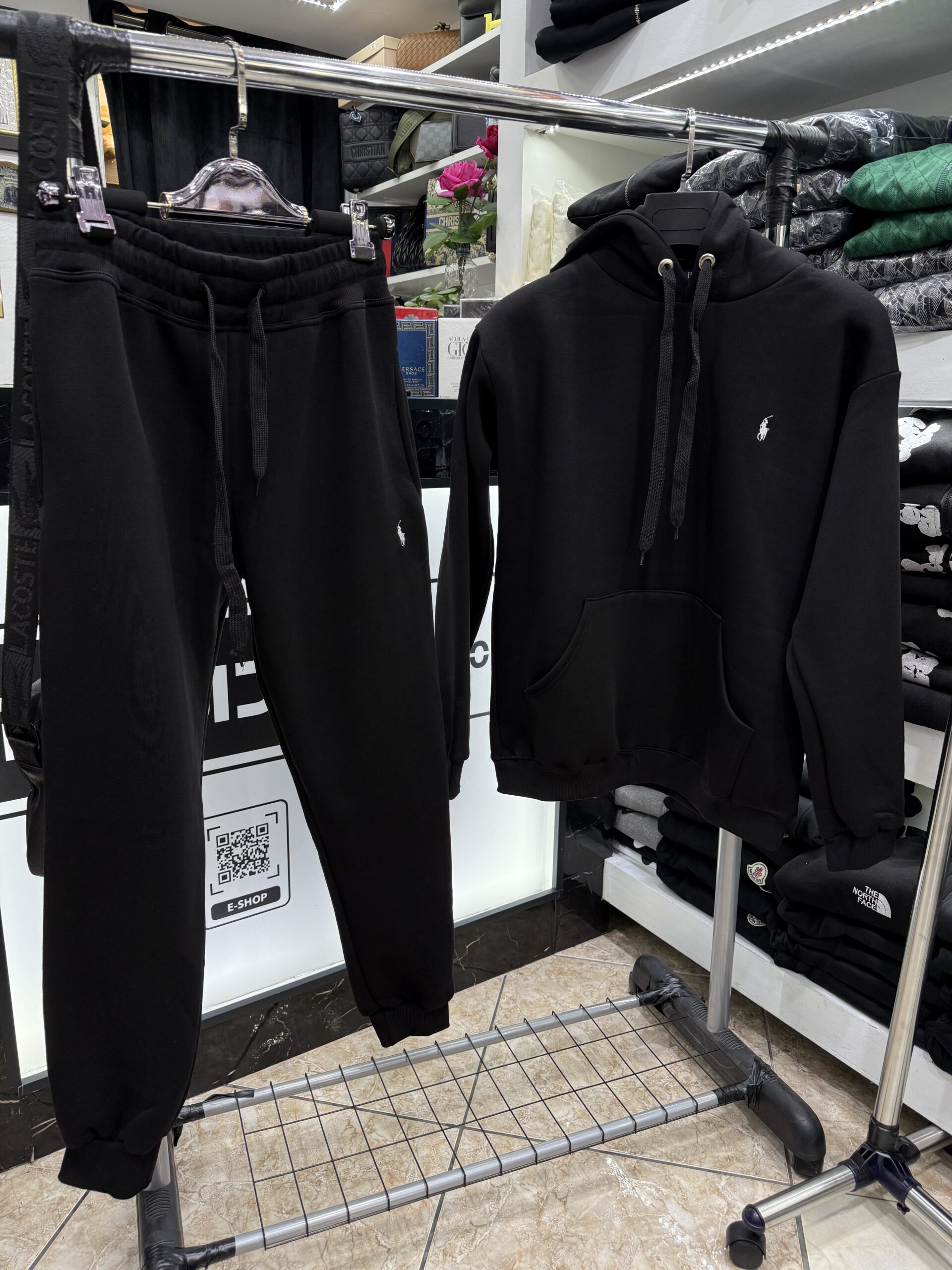 IMG_1973 POLO - FullSet - Black - Hoodie - Fleece - Image 1