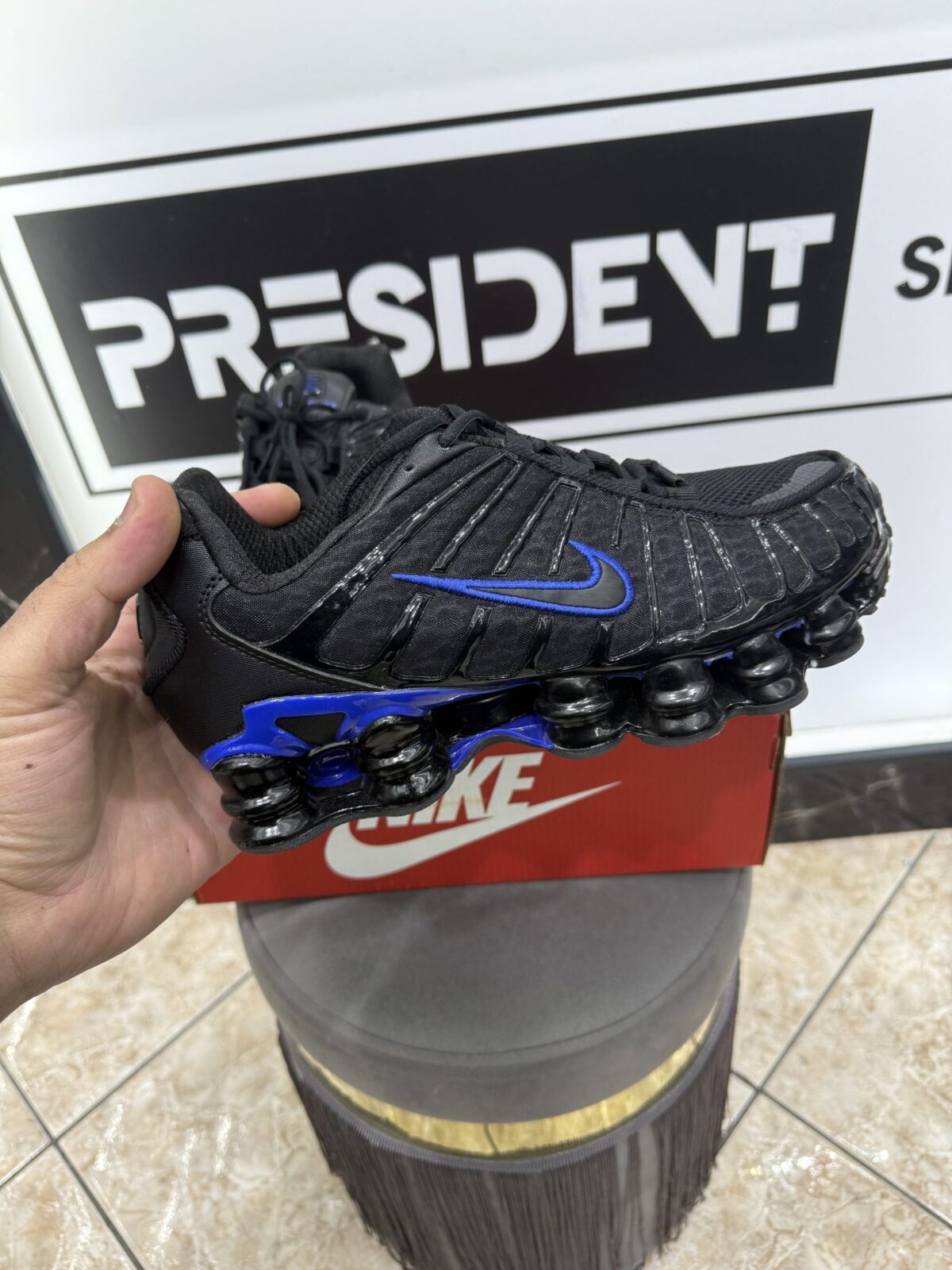 IMG_2714 Nike - Shox TL - Black/Blue - Image 1