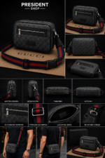 Gucci - Τσαντάκι Μέσης - Grey/Black