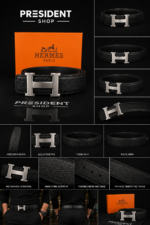 Hermes - Black - Belt - Leather